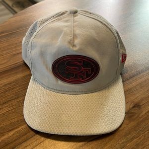 49ers new era grey snap back